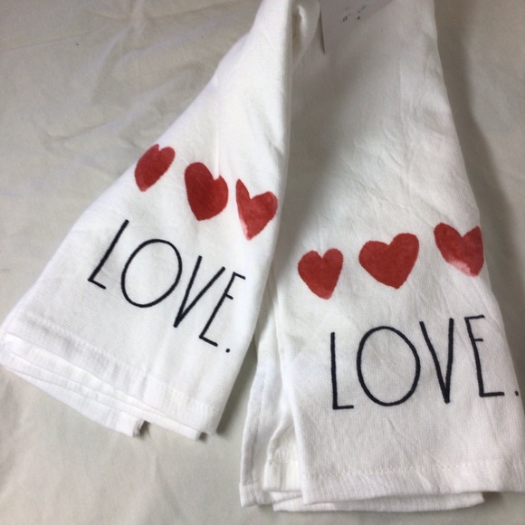 Rea Dunn “Love” kitchen towels
